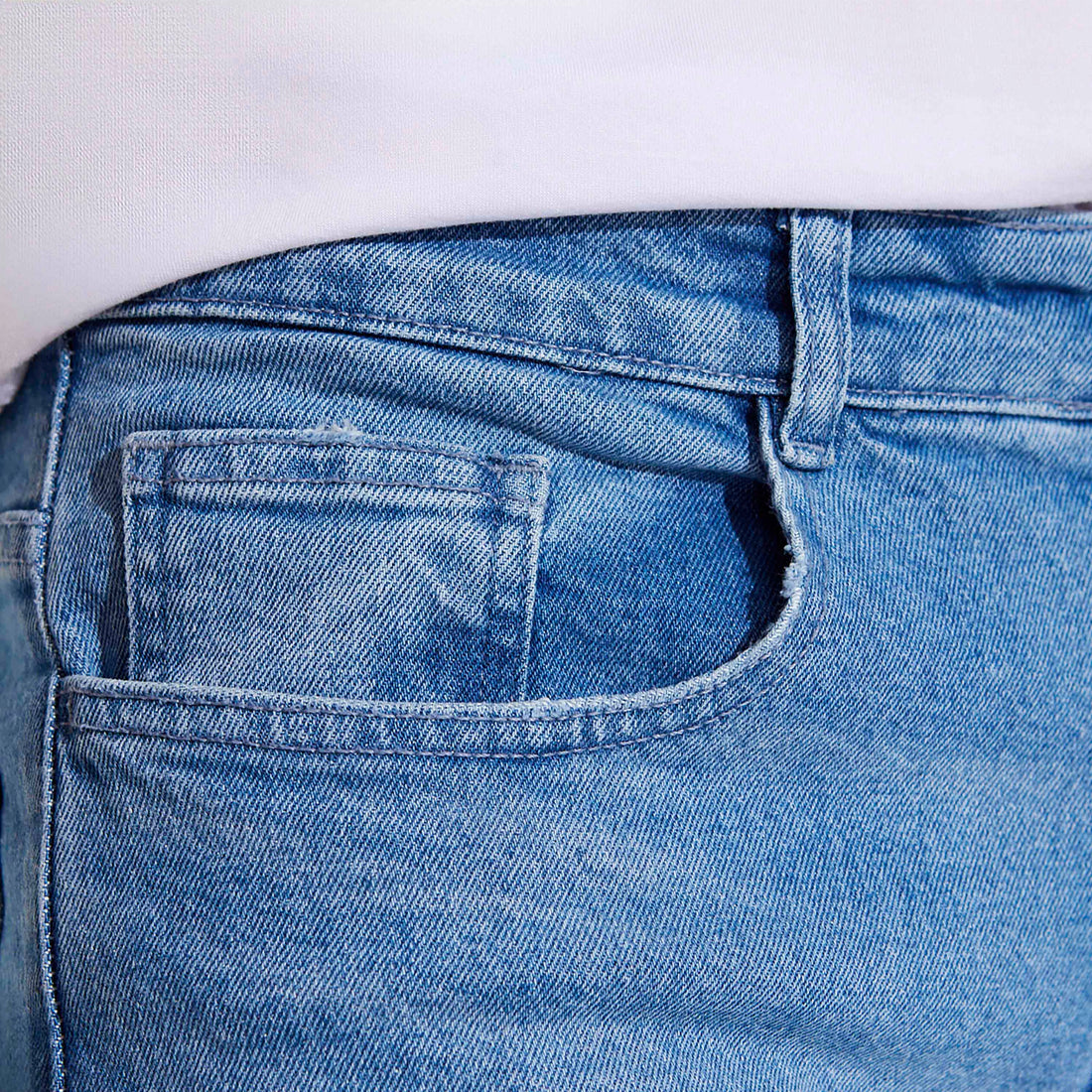 Calça Jeans Slim Masculina - Azul Jeans Claro