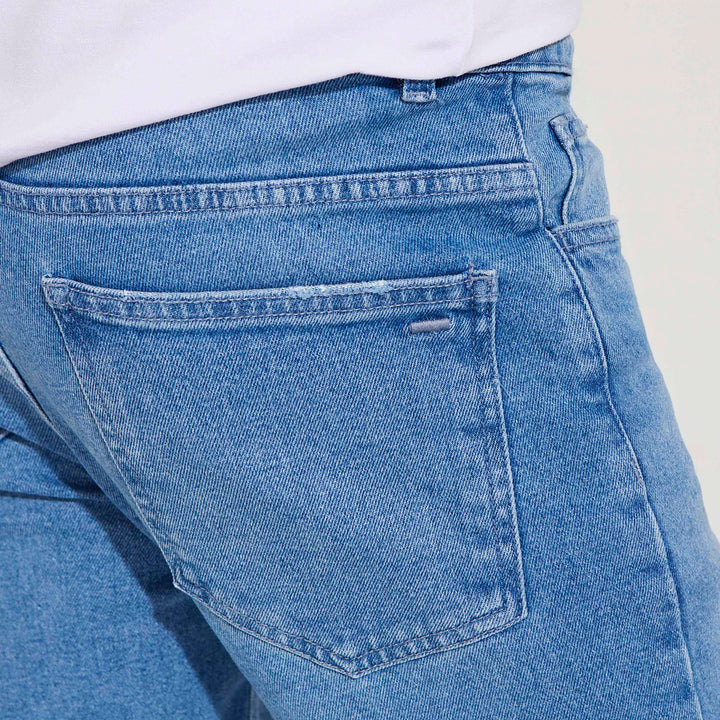 Calça Jeans Slim Masculina - Azul Jeans Claro