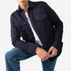 Camisa Algodão Flanelado 2 Bolsos Masculina - Azul Marinho