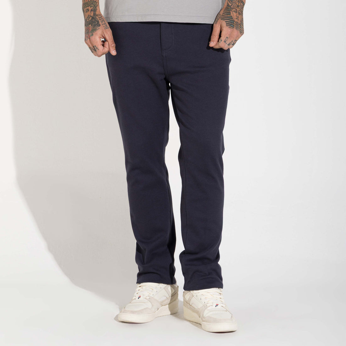 Calça Sarja Moletom Masculina | Travel Collection - Azul Marinho