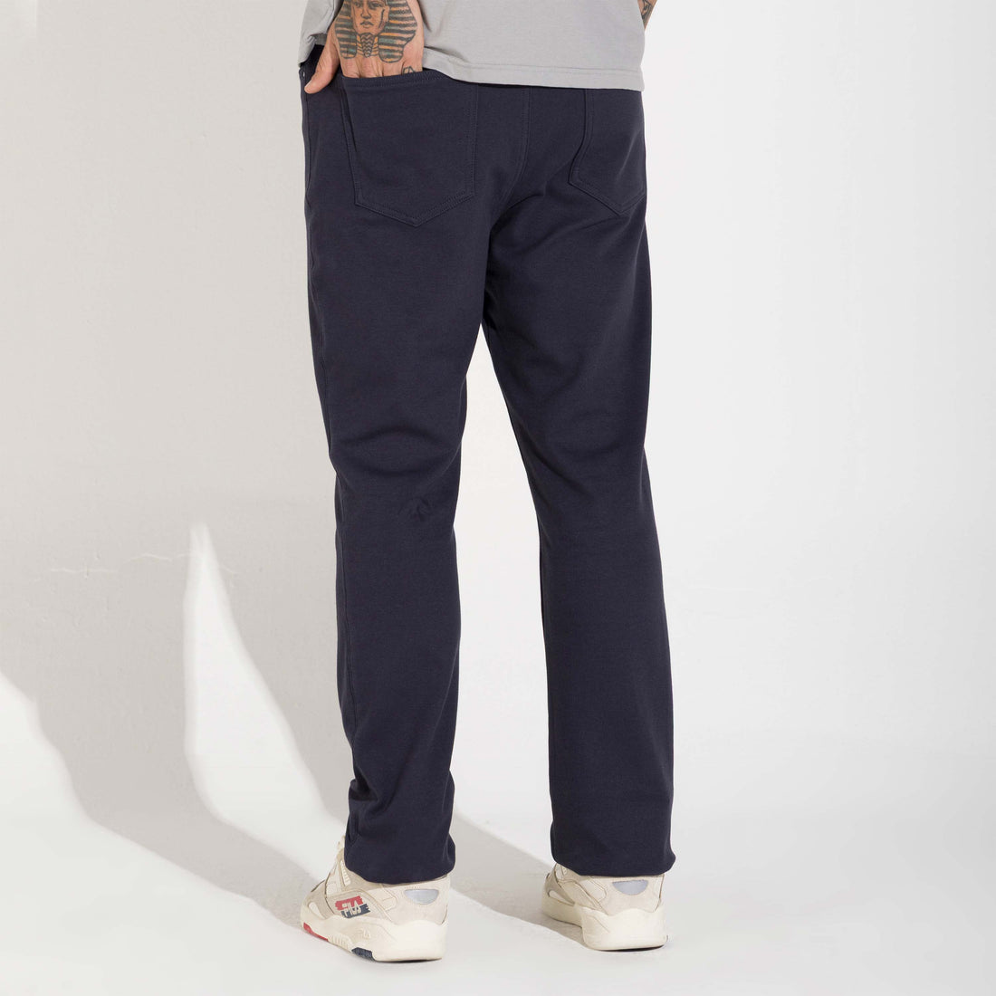 Calça Sarja Moletom Masculina | Travel Collection - Azul Marinho