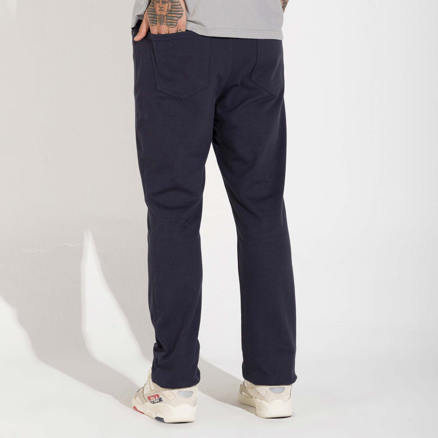 Calça Sarja Moletom Masculina | Travel Collection - Azul Marinho