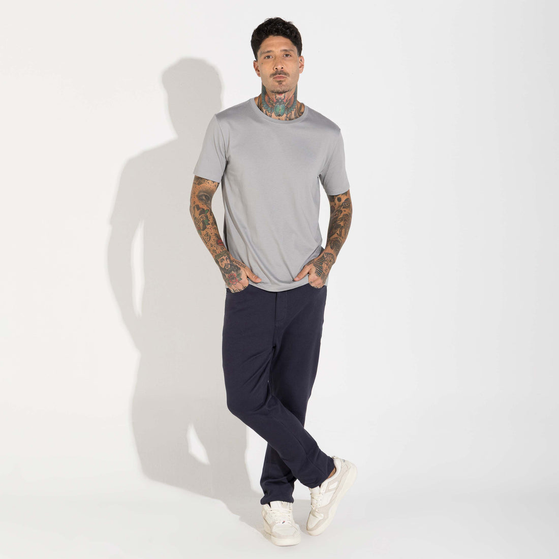 Calça Sarja Moletom Masculina | Travel Collection - Azul Marinho