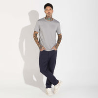 Calça Sarja Moletom Masculina | Travel Collection - Azul Marinho