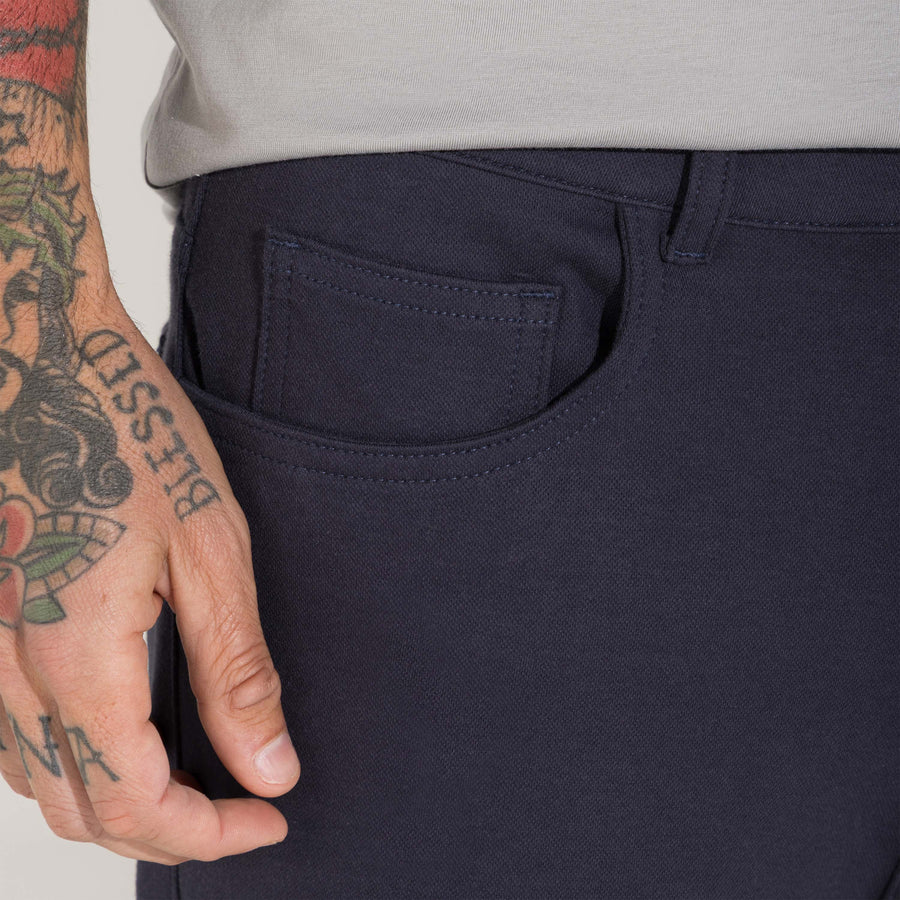 Calça Sarja Moletom Masculina | Travel Collection - Azul Marinho