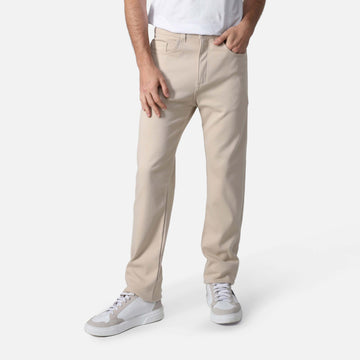 Calça Sarja Moletom Masculina | Travel Collection - Bege