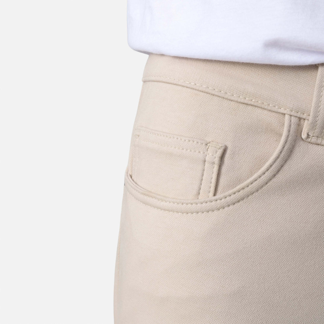 Calça Sarja Moletom Masculina | Travel Collection - Bege