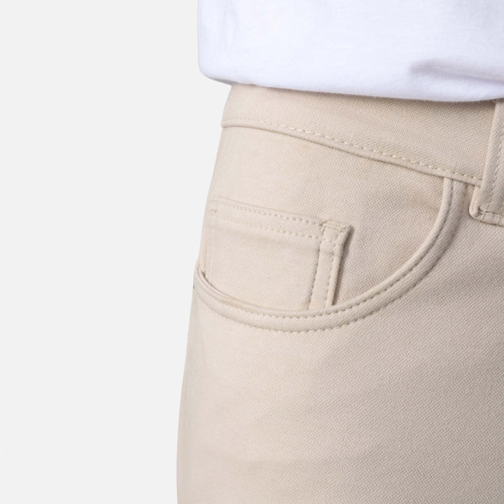 Calça Sarja Moletom Masculina | Travel Collection - Bege