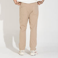 Calça Sarja Moletom Masculina | Travel Collection - Bege Taupe