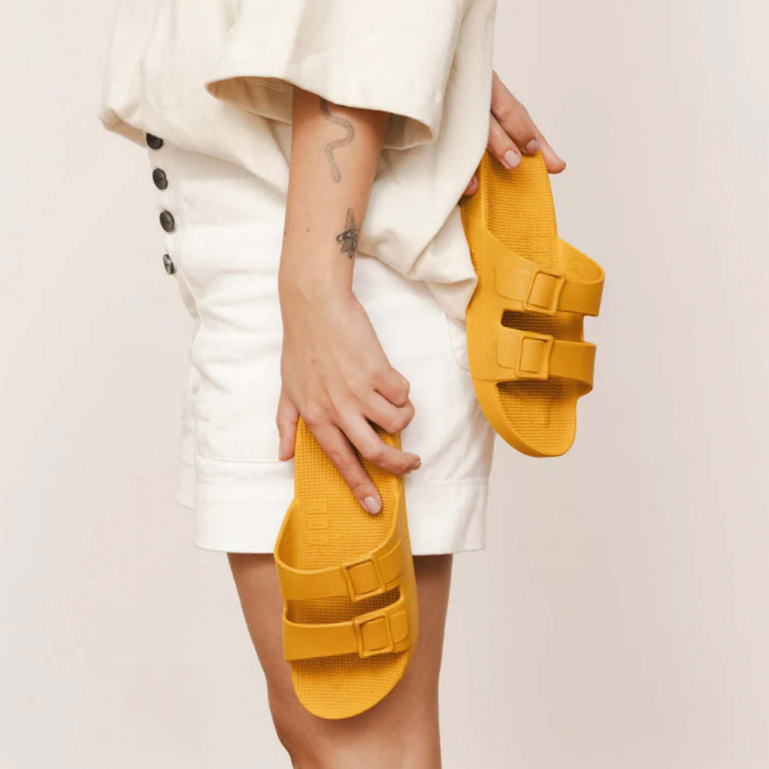 Sandália Linus - Amarelo Mostarda