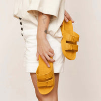 Sandália Linus - Amarelo Mostarda