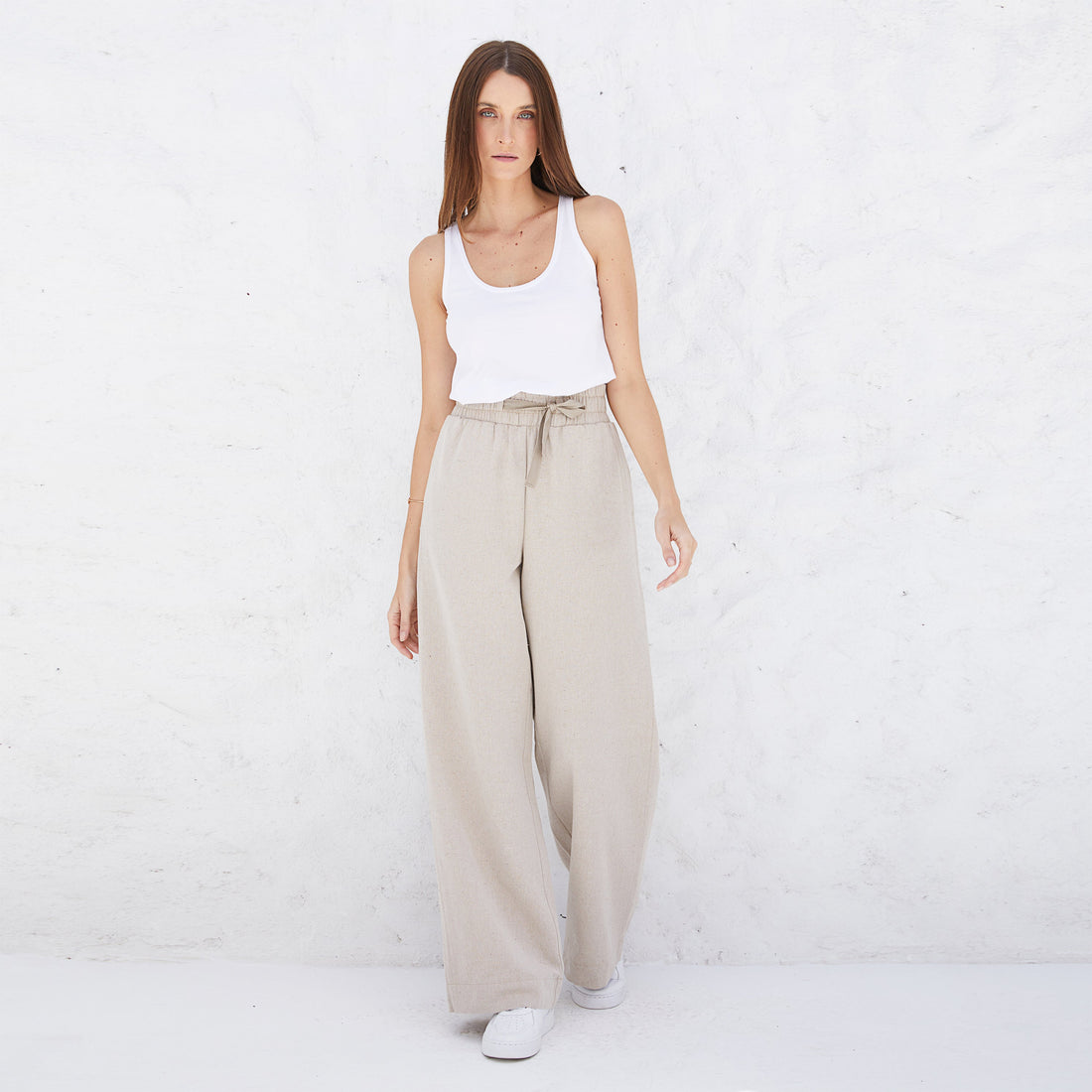 Calça Algodão Eco Feminina - Caramelo