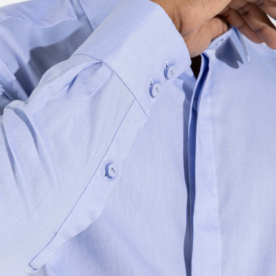 Camisa Algodão Egípcio | Life Collection - Azul Claro