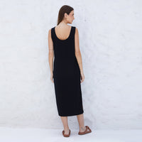 Vestido Midi Viscose - Preto