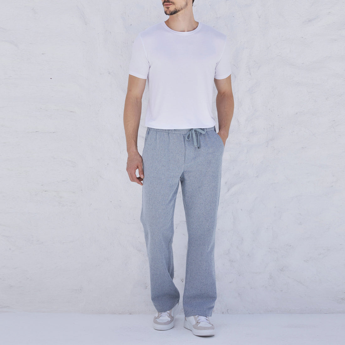 Calça Algodão Eco Masculina - Azul Marinho