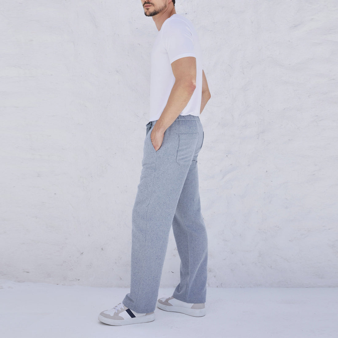 Calça Algodão Eco Masculina - Azul Marinho