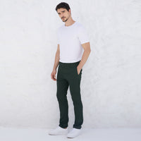 Calça Algodão Stretch Masculina - Verde Cedro