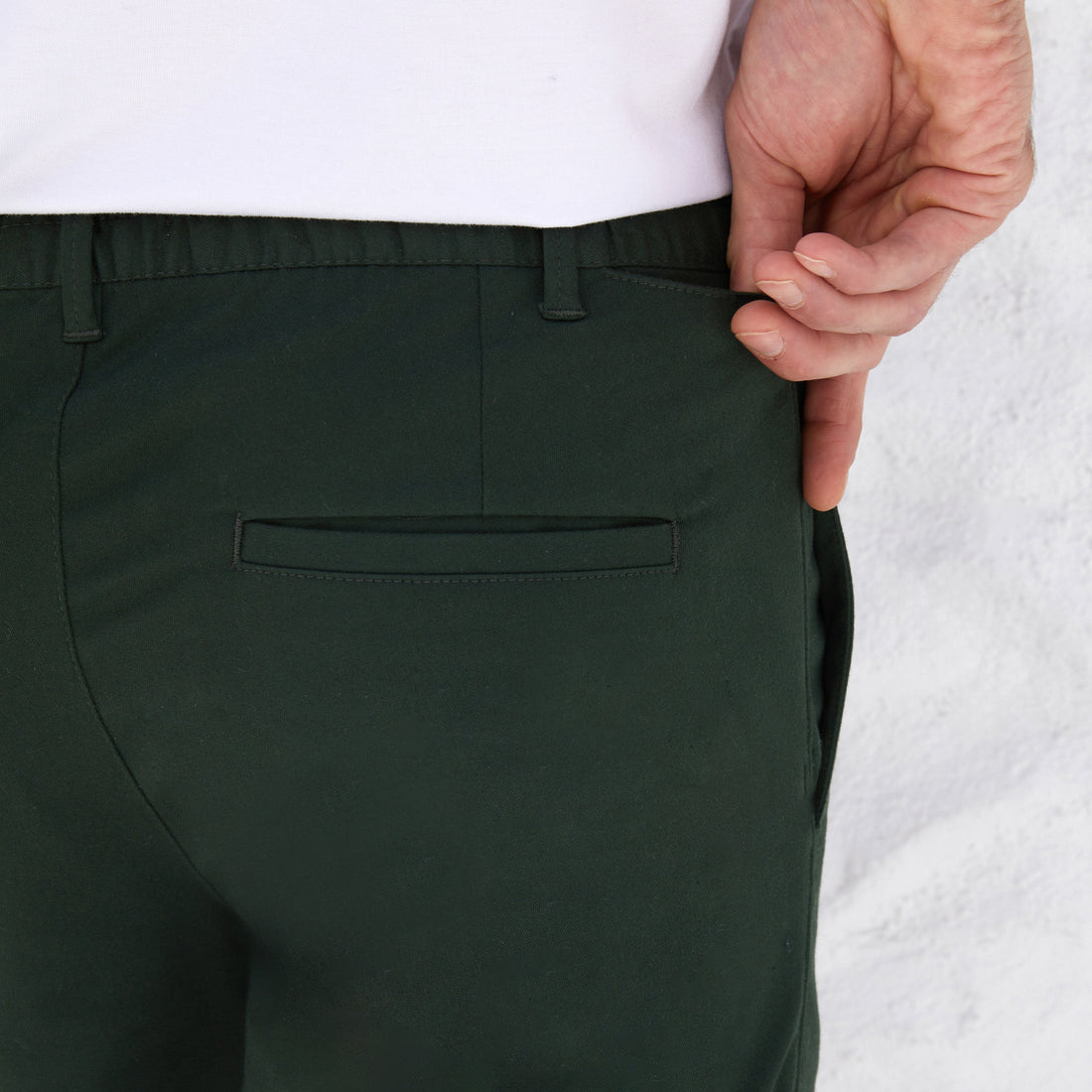 Calça Algodão Stretch Masculina - Verde Cedro
