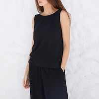 Regata Viscose Feminina - Preto