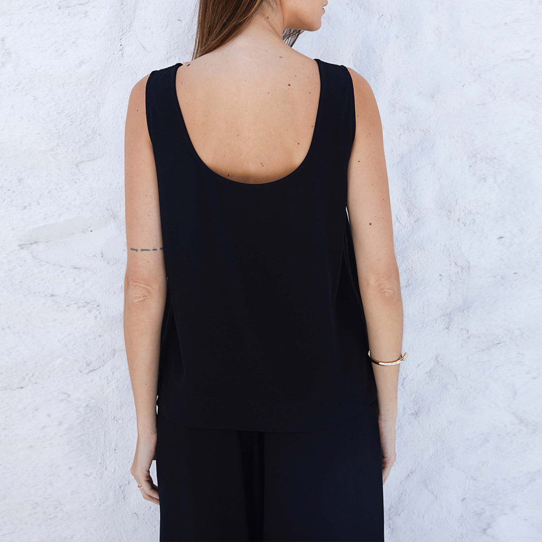 Regata Viscose Feminina - Preto