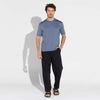 Camiseta Cotton Pima Masculina - Azul Cobalto