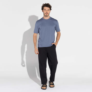 Camiseta Cotton Pima Masculina - Azul Cobalto