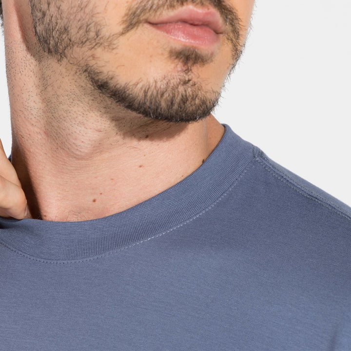 Camiseta Cotton Pima Masculina - Azul Cobalto