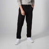 Calça Reta Moletom Flanelada Masculina - Preto