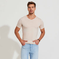 Undershirt Micromodal Masculina - Bege Latté