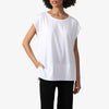 Blusa Algodão Pima Ampla Feminina | Life Collection - Branco