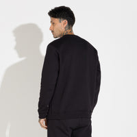 Blusão Moletom Flanelado - Preto