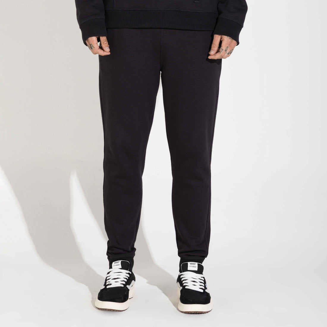 Calça Jogger Moletom Flanelado - Preto
