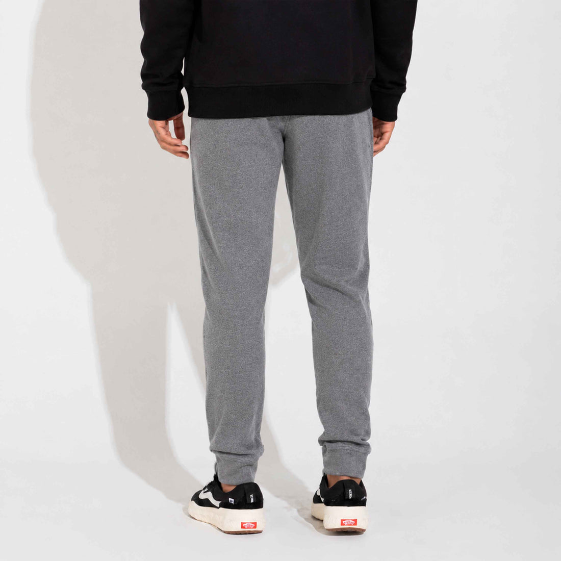 Calça Jogger Moletom Flanelado - Mescla Escuro
