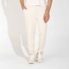 Calça Jogger Moletinho Strech Linho Unissex - Natural