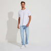 Camiseta Pima Detalhe Gola Masculina | Life Collection - Branco