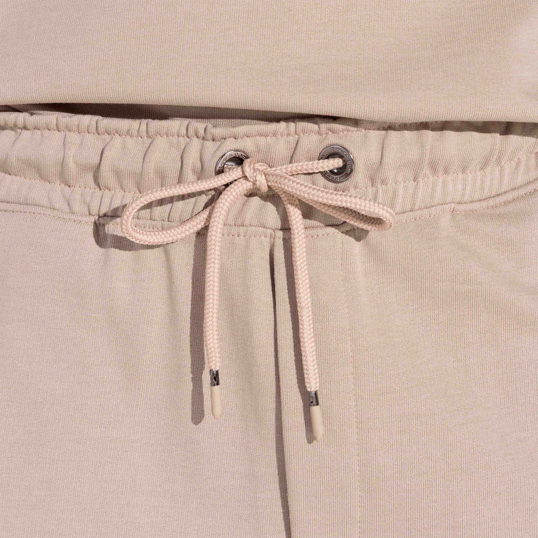 Bermuda Moletom Leve Masculina - Bege Taupe
