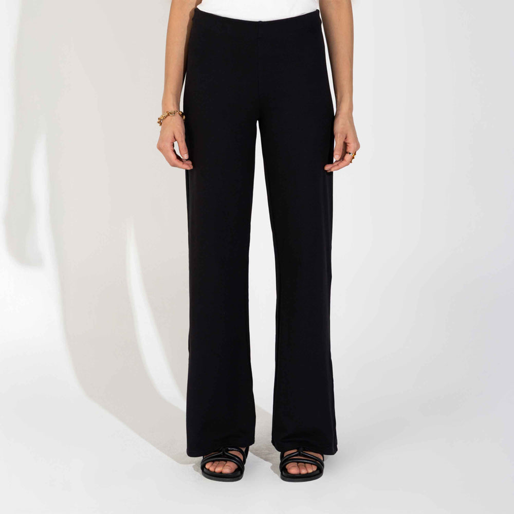 Calça Fenda Lateral Feminina - Preto