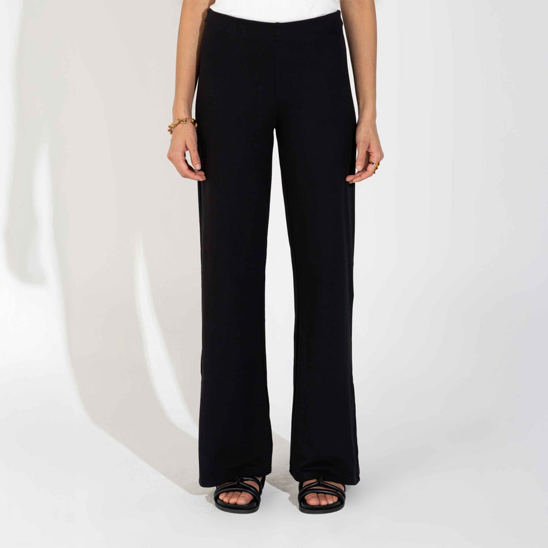 Calça Fenda Lateral Feminina - Preto