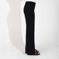 Calça Fenda Lateral Feminina - Preto