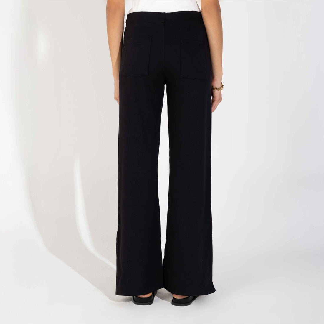 Calça Fenda Lateral Feminina - Preto