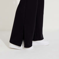 Calça Fenda Lateral Feminina - Preto