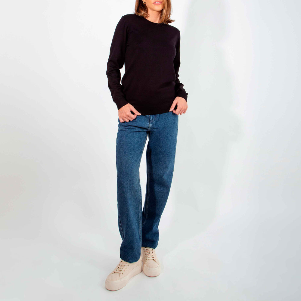 Suéter Tricot Gola C - Preto