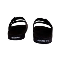 Sandália Linus Collab Basico.com - Chumbo