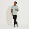 Camiseta Blend Linho Masculina - Verde Chá