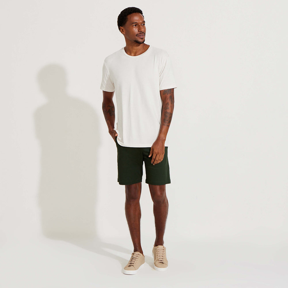 Camiseta Blend Linho Masculina - Natural