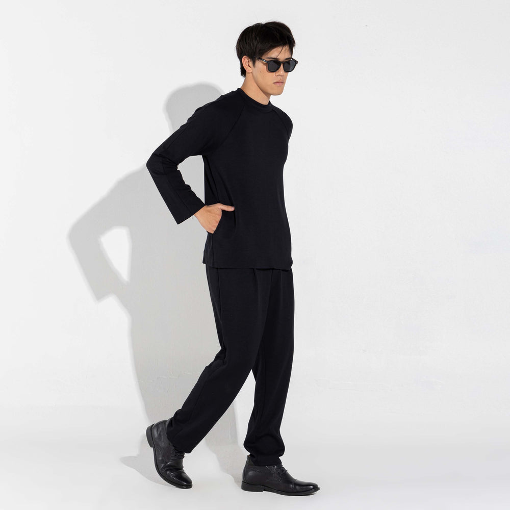 Blusa Dense Viscose Masculina - Preto