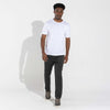 Camiseta Algodão Pima Recorte Masculina | Life Collection - Branco
