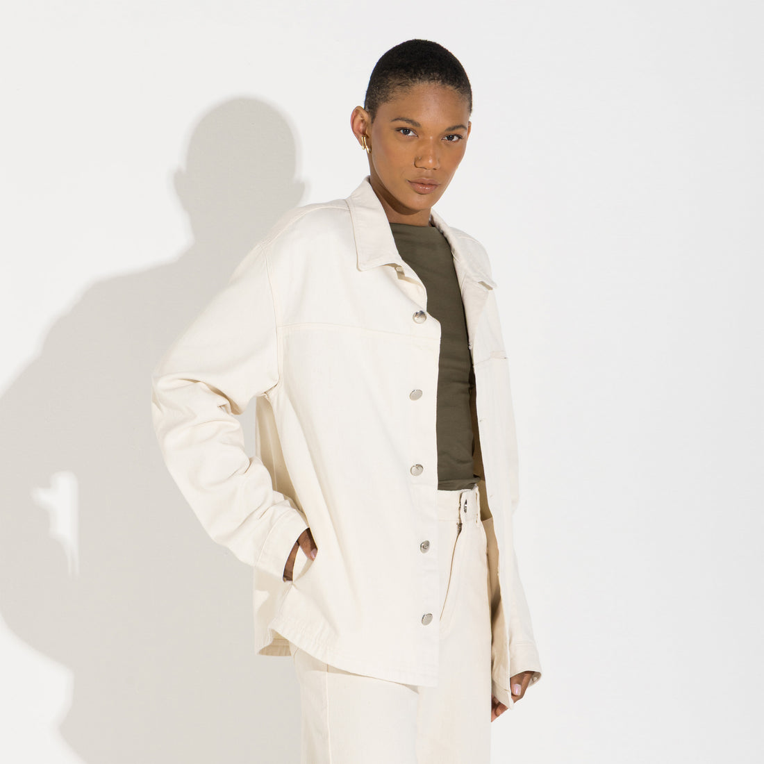 Jaqueta Sarja Unissex - Natural