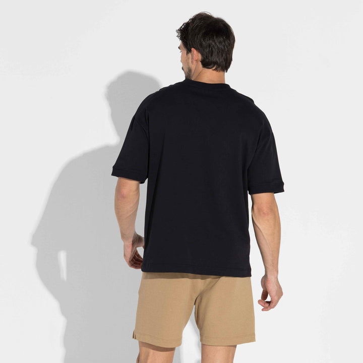 Camiseta Moletom Premium Masculina - Preto