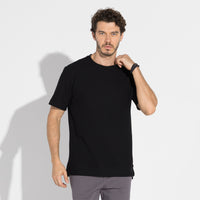 Camiseta Eco Waffle Masculina - Preto